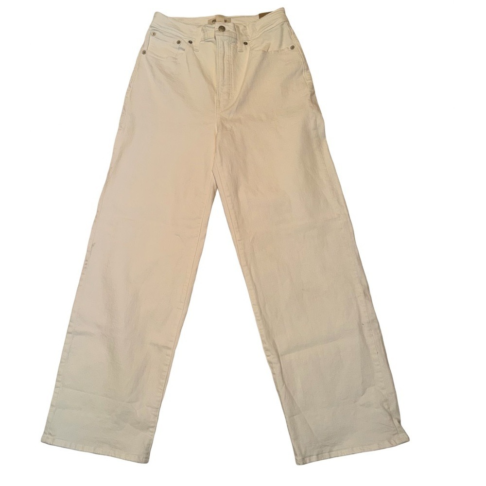 Madewell Perfect Vintage Wide-Leg high‎ rise Crop Jeans-NWT - Picture 2 of 10